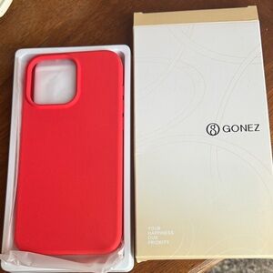 Red Silicone Phone Case 15ProMax